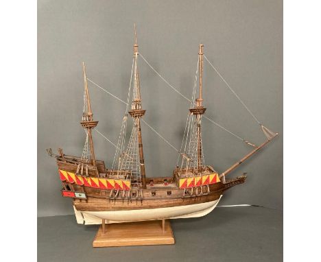 A large scale model of a Spanish Galleon 