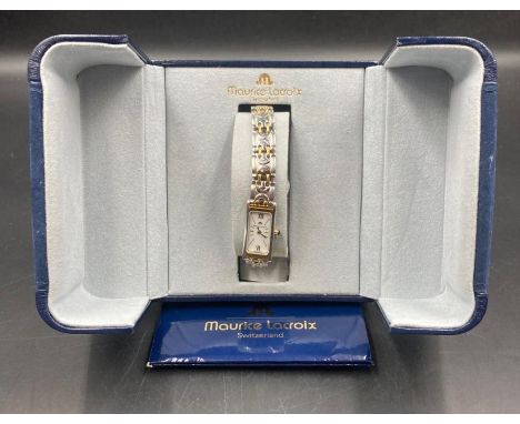 A Maurice Lacroix Ladies watch with box and papers 32739