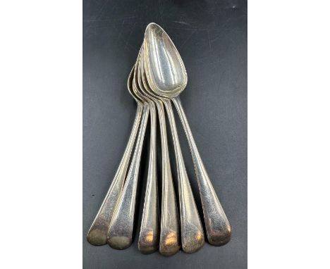 A set of six silver grapefruit spoons, approximate total weight 188g, by Viner's Ltd hallmarked for Sheffield 1960