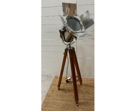 A Theatre Light on tripod extendable legs.