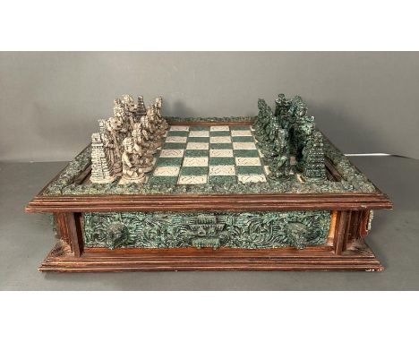 Vintage Aztec Mini Marble Chess Set – The Apartment TO