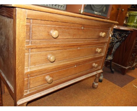 3 draw chest finished in light oak