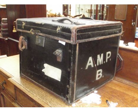 Travelling trunk made by Arthur Barber