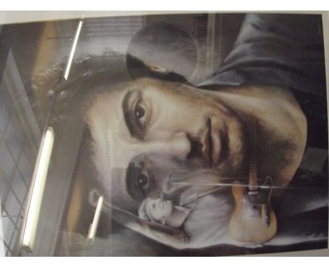 Framed print of Bruce Springsteen