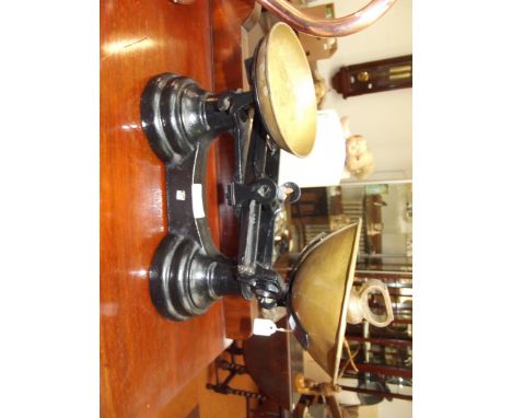 Set of balance scales