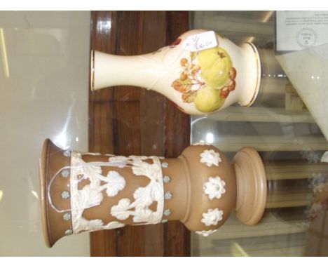 Royal Doulton vase together with Worcester vase