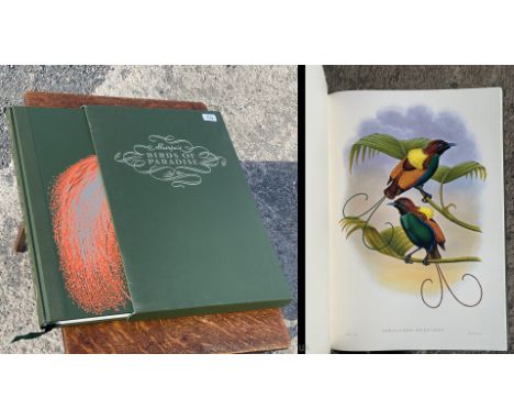 A limited edition bound folio of Sharpe's "Birds of Paradise", of 79 prints, produced from a copy of the first edition at The