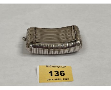 A 19th century silver engine turned snuffbox, the lid interior engraved 'Lord Rennell The Rodd Presteigne' Apparently unmarke