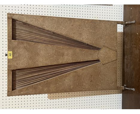 An Art-Deco firescreen. 30' high