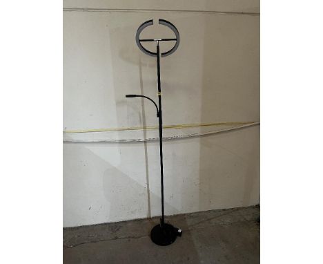 A contempory style lamp standard with remote control