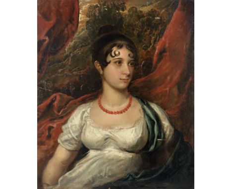 Circle of Francois Pascal Simon Gerard, called Baron Gerard (Rome 1770-1837 Paris)Portrait of a young lady, half-length, in a