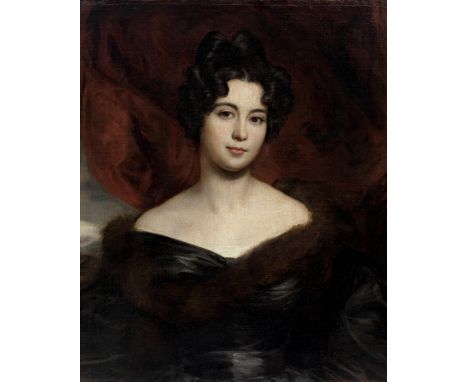 Follower of Sir Thomas Lawrence P.R.A. (Bristol 1769-1830 London)Portrait of a lady, traditionally identified as Mrs Brackley
