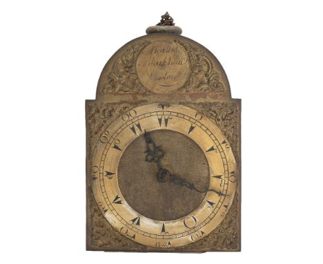 A 19th century lantern clock for the Turkish marketarched signed indistinctly Mark... Markh..., Londonthe strapped bell surmo