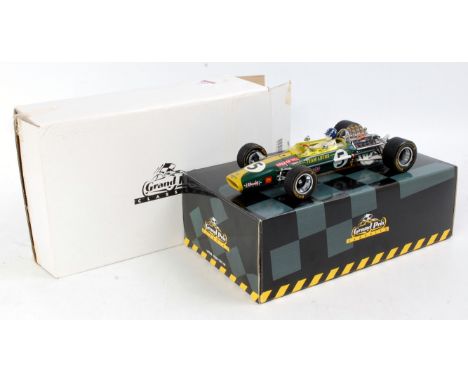 Exoto Grand Prix Classics, 1/18th scale diecast model of a Lotus Ford Type 49B "Team Lotus" Graham Hill, appears as issued in