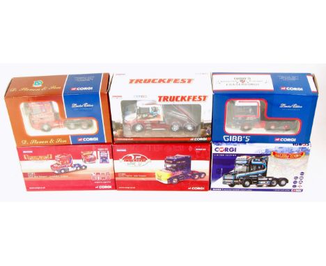 Corgi 1/50th scale boxed Road Haulage Tractor Unit Group, 6 boxed as issued examples, to include CC12820, CC12904, CC12831, C