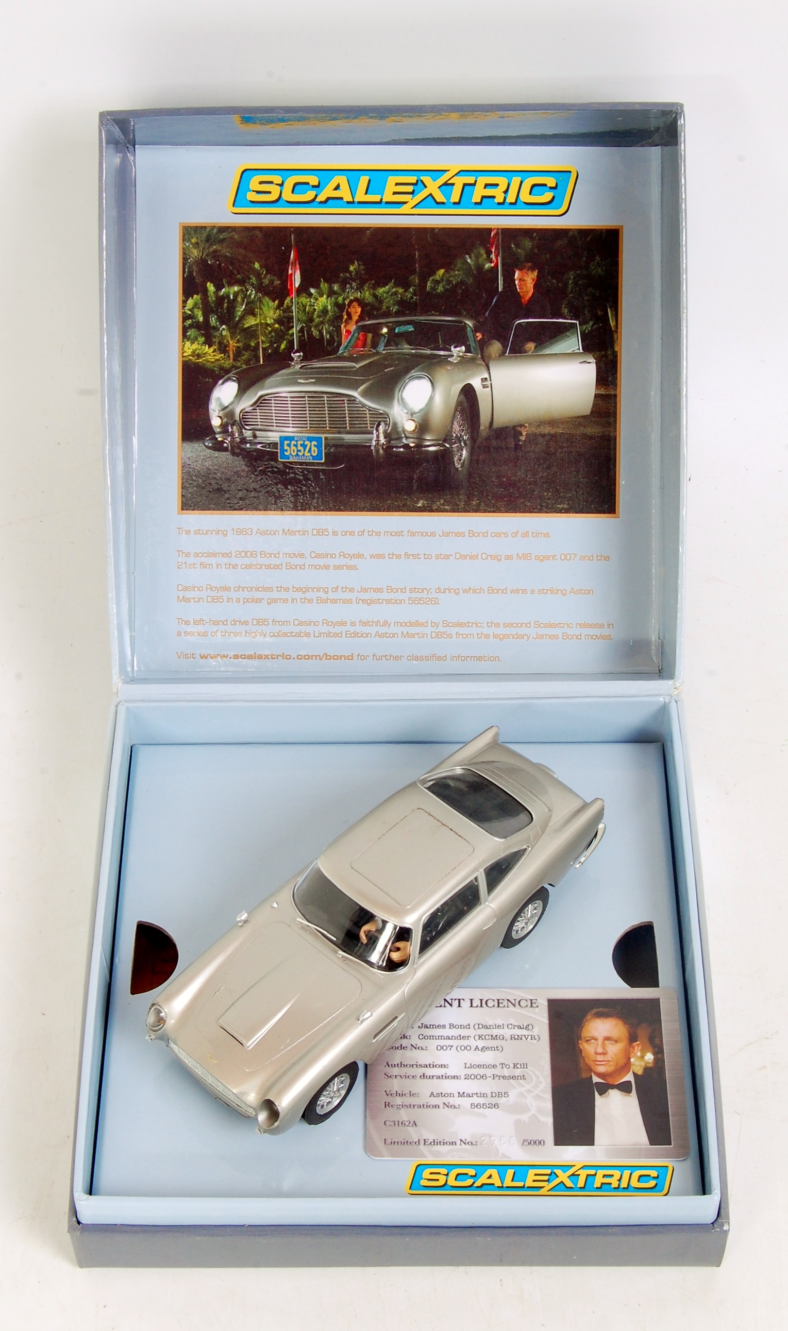 Scalextric Boxed Limited Edition Casino Royale model of James Bonds ...