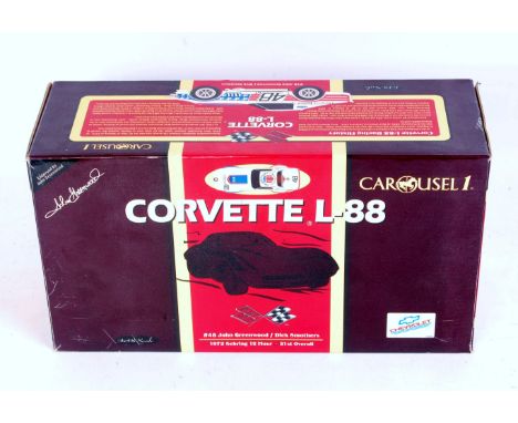 Carousel 1 No.4602, 1/18th scale model of a Corvette L-88, #48 John Greenwood/ Dick Smothers, 1972 Sebring 12 Hour, 31st Over