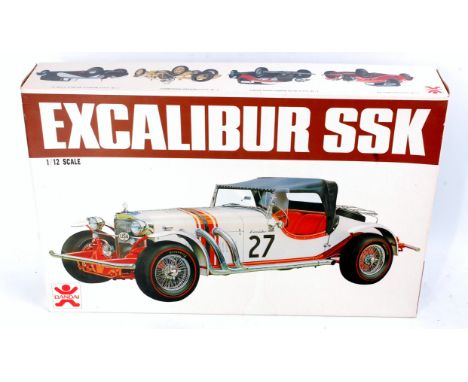 Bandai 1.12 scale, 8804, Excalibur SSK Race #27 German GP of New Brooklyninc Detailed engine, Top up/down. 1st issue ex shop 