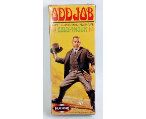 A Playing Mantis boxed action figure of Oddjob from the James Bond Action Adventure Goldfinger, appears as issued in the orig
