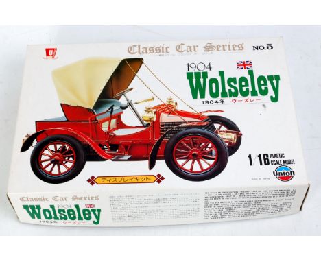 Midori 1.16 scale, P90-001, 1907 De Dion Bouton 8.hp 2 seater inc brass partsUnion 1.16 scale, No.5 1904 Wolseley 6.hp single