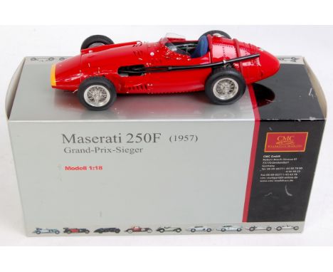 CMC Exclusive Models No.M-51 1/18th scale model of a Maserati 250F 1957 Grand Prix Sieger, finished in red, in the original p