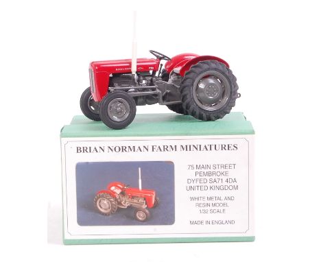 Brian Norman Farm Miniatures, 1/32nd scale white metal and resin model of a Massey Ferguson 35 3 Cylinder Diesel, No.FM08, in