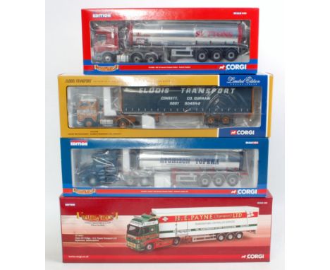 Corgi 1/50th scale boxed Road Haulage Group, 4 boxed examples, to include CC13602 Suttons Tankers DAF CF General Purpose Tank