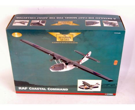 Corgi Aviation Archive 1/72nd scale AA36103 model of a RAF Coastal Command PBY Catalina MK IVA 1944, appears as issued (NMM-B