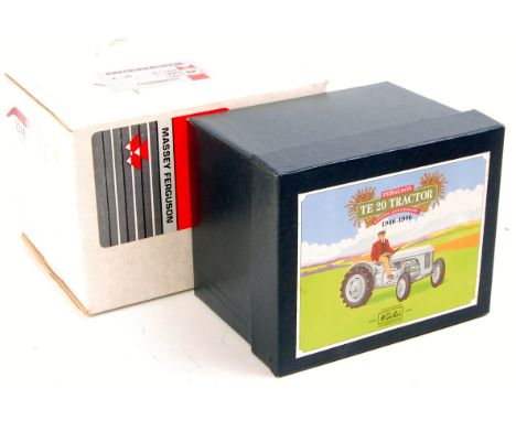 A Britains Golden Anniversary No.8711 Ferguson TE20 tractor with driver, in original foam packed all-card box, with box outer