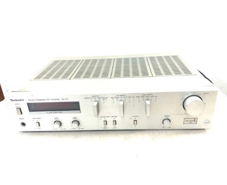 Technics su-V3 stereo amplifier and manual, untested 