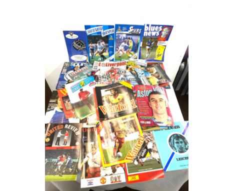 Selection of vintage Football magazines includes years 1960s onwards 