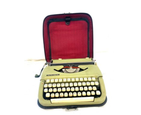 Vintage cased Impex maria Typewriter 