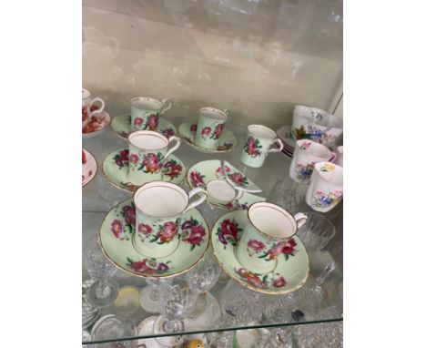 Part Shelley and paragon tea service 