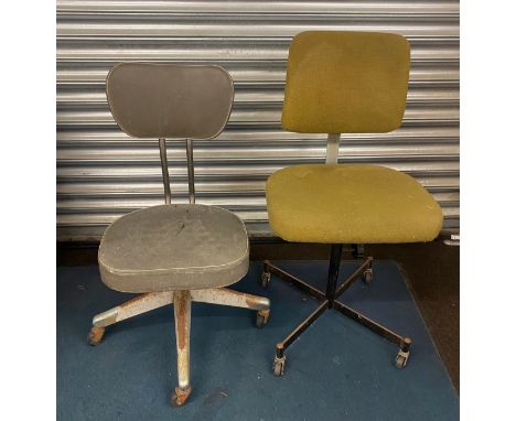 2 Vintage/ retro office chairs 