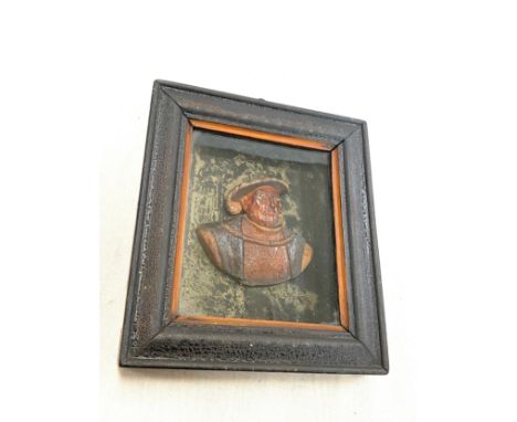 19th century wax portrait miniature of King Henry VIII 