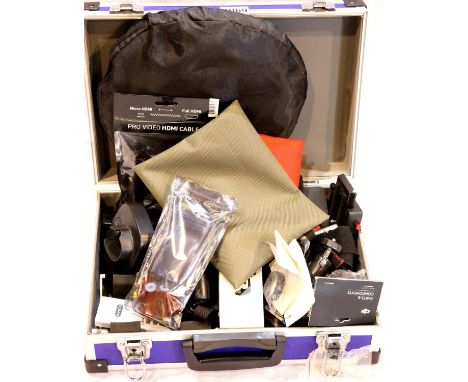 Mixed dji and other drone and photography parts and components. P&amp;P Group 3 (£25+VAT for the first lot and £5+VAT for sub