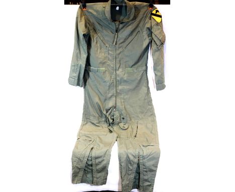 Vietnam War Era 1st Air CAV Helicopter Crew Flight Suit. P&amp;P Group 2 (£18+VAT for the first lot and £3+VAT for subsequent