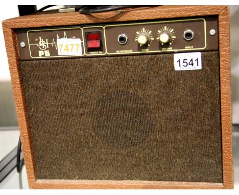 John Hornby Skewes JSH P5 vintage guitar amplifier. P&P Group 3 (£25+VAT for the first lot and £5+VAT for subsequent lots)Con