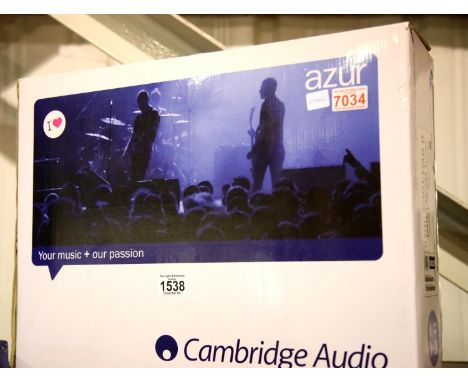 Cambridge Audio Azur 650T DAB tuner, boxed with remote, as new. P&amp;P Group 3 (£25+VAT for the first lot and £5+VAT for sub
