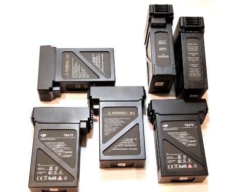 dji TB47S Intelligent Flight Batteries x 6. P&amp;P Group 3 (£25+VAT for the first lot and £5+VAT for subsequent lots) 