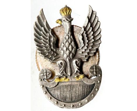WWII Polish Army Lapel Badge. P&amp;P Group 1 (£14+VAT for the first lot and £1+VAT for subsequent lots) 