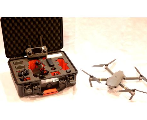 dji Mavic Pro drone with GL200A Master controller, 2x batteries and 2x chargers in a fitted HPRC 2400 hard case. P&amp;P Grou