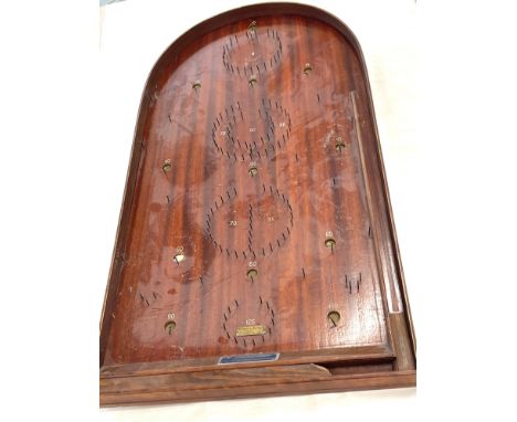 Antique bagatelle board 