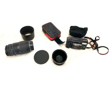 Sigma lens for Canon AF, Neewer Digitsl high defination, super wide lens, Miranda camera with case, all untested 