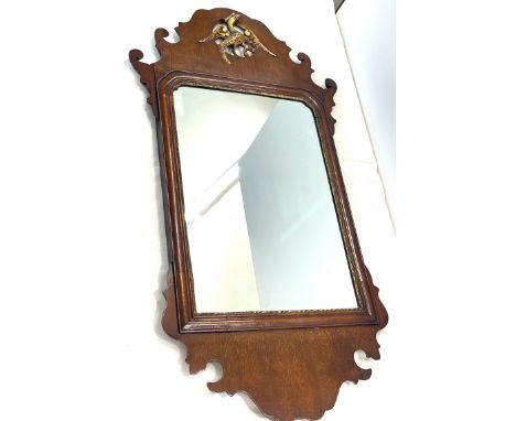 Antique ornate hall mirror, Height: 31 inches, Width 17 inches 