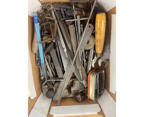 Assortment of tools to include scanners, small G clamps etc 