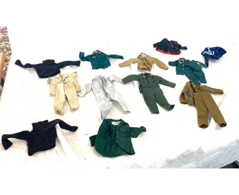 Selection of vintage 1960's, 1970's Action man clothings some with Palitoy labels 