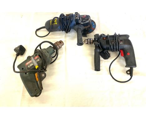 Selection of power tools, includes bosch, craft and t power, untested 