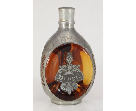 A bottle of Dimple Scotch whisky by John Haig, bottle encased in Royal Holland pewter, 75cl, 40% 