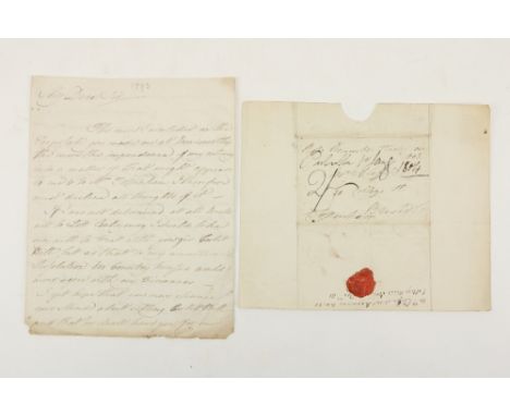 1798 Association  Manuscript:&nbsp;Letter dated 15 January 1793 written by Charles Tottenham of Ballycurry (near Ashford in C